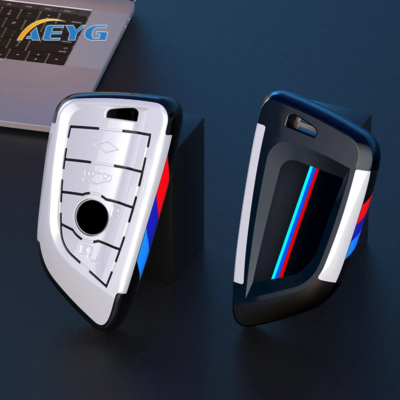 

ABS Carbon Fiber Car Key Case Cover Shell For BMW 1 3 5 6 7 Series F20 G20 G30 X1 X3 X4 X5 G05 X6 F15 F16 G11 F48 F39 520 525