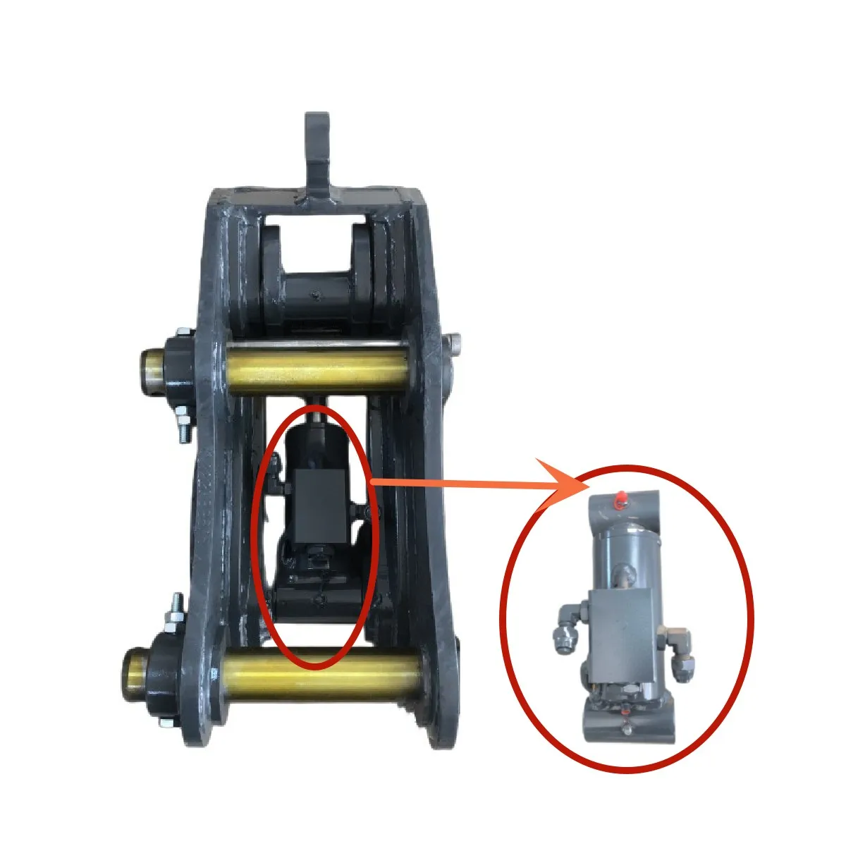 Аксессуары для экскаватора цилиндр быстрой установки ковша с микрокопанием