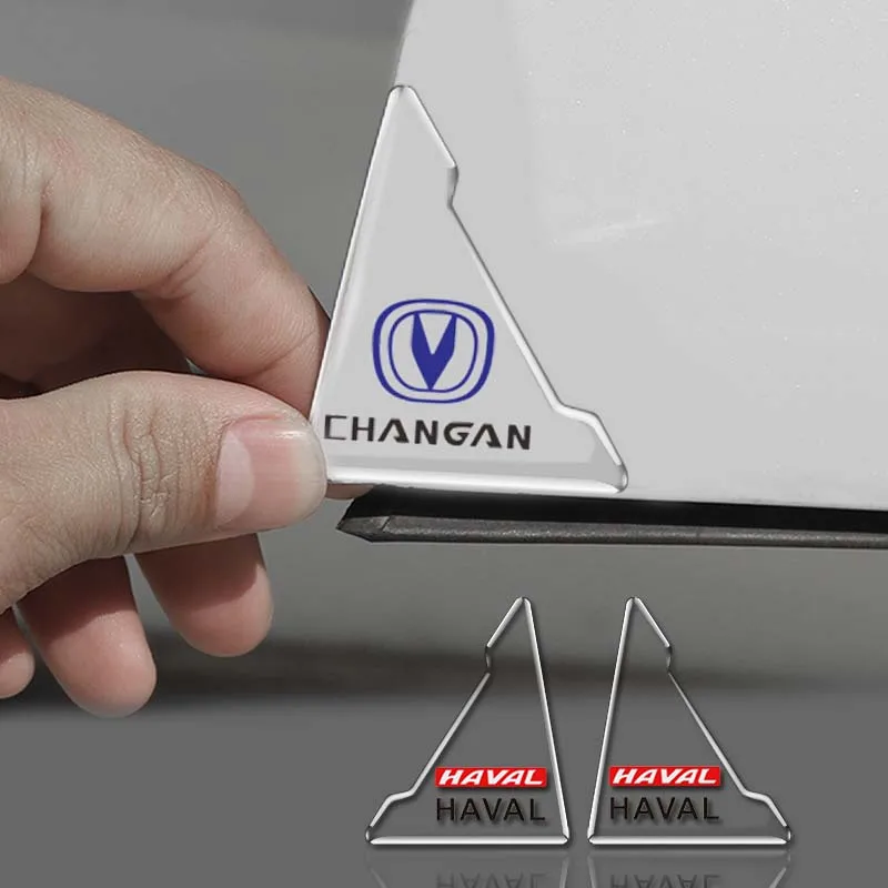 

2pcs Transparent Car Door Foot Protection Stickers for Skoda Octavia 2 3 Fabia Superb Kodiaq Karoq Rapid Kamiq Car Accessories