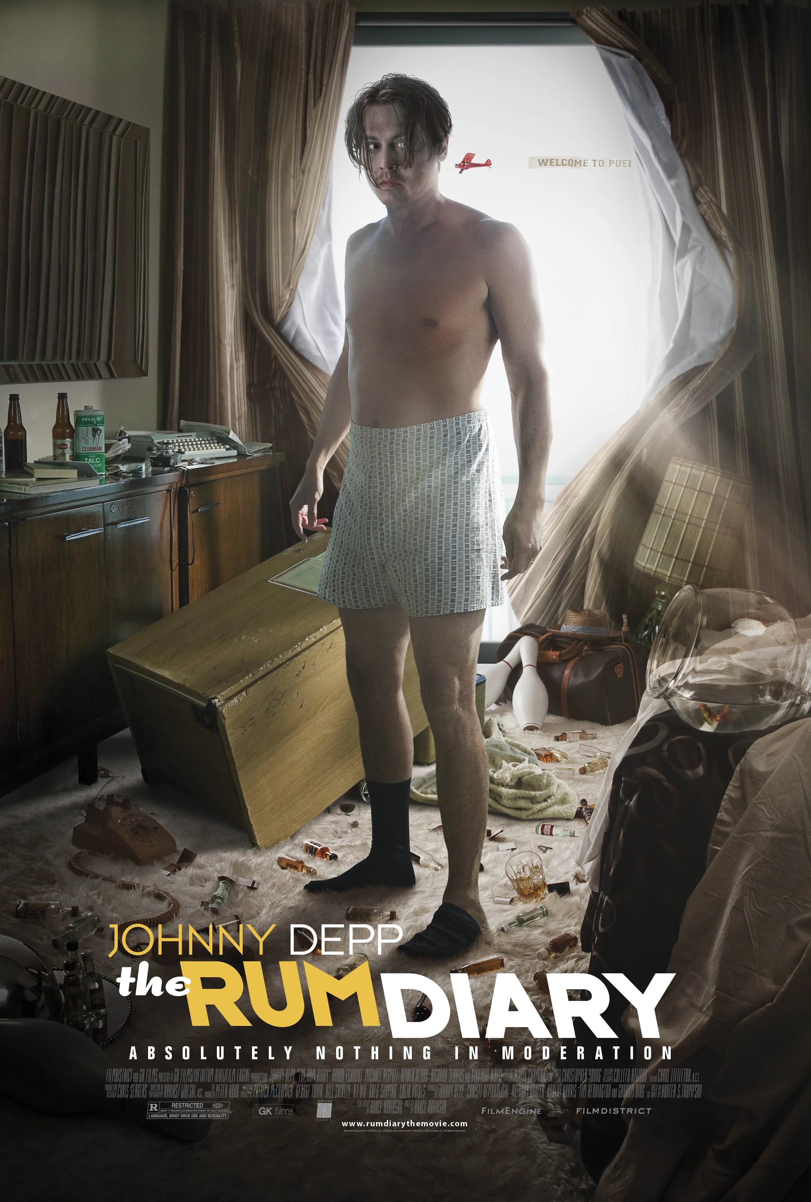 Фильм The Rum Diary 2011 плакат печать настенная наклейка домашний декор художественная