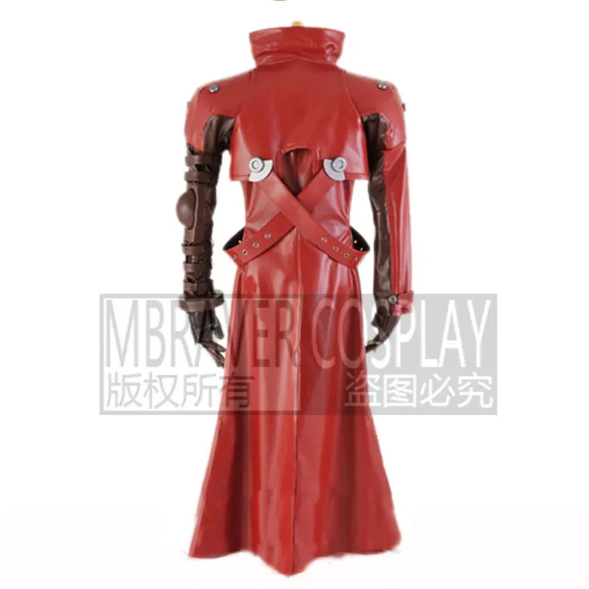 Фото Vash the Stampede Косплей Униформа Костюм Хэллоуин Рождественская вечеринка Униформа на заказ Любой размеры №2