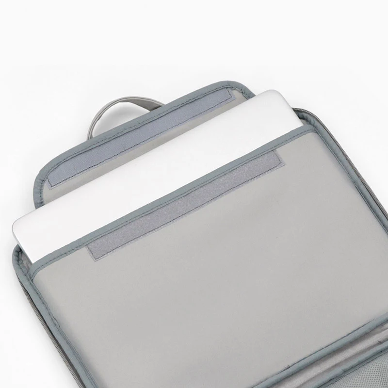 13-15.6inch PU Business Laptop Shockproof Handbag Trip Necessary Tablet Document Organize Pouch Mouse Charger Storage Accessorie