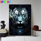 Новая 5D круглая алмазная живопись AB drill абстрактные животные Тигр художественная наклейка Алмазная вышивка своими руками украшение для дома мозаика