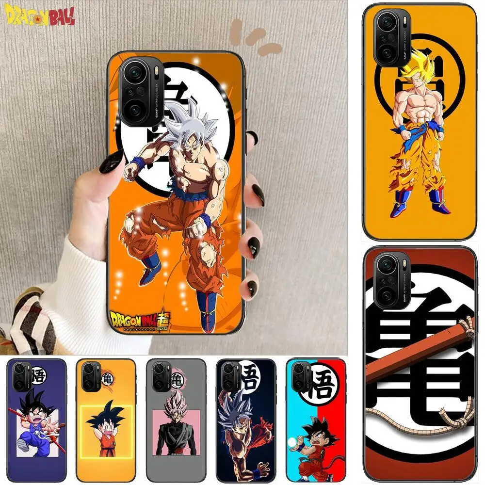 

Guku Logo Dragon Ball Phone Case For xiaomi redmi POCO F1 F2 F3 X3 Pro M3 9C 10T Lite NFC Black Cover Silicone Back Prett mi 10