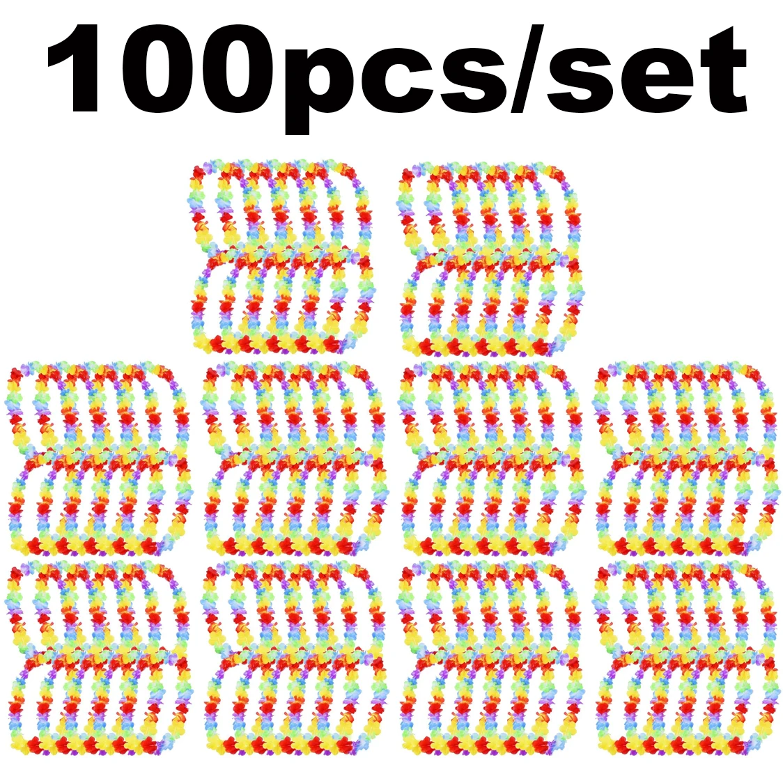 

Гавайская искусственная цветочная гирлянда 100 шт