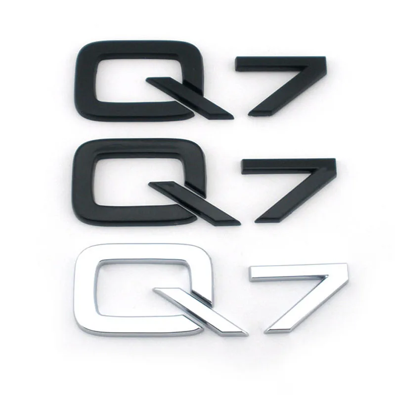 

Глянцевый черный высококачественный пластиковый ABS оригинальный Q7 4L 4M Edition эмблема с надписью