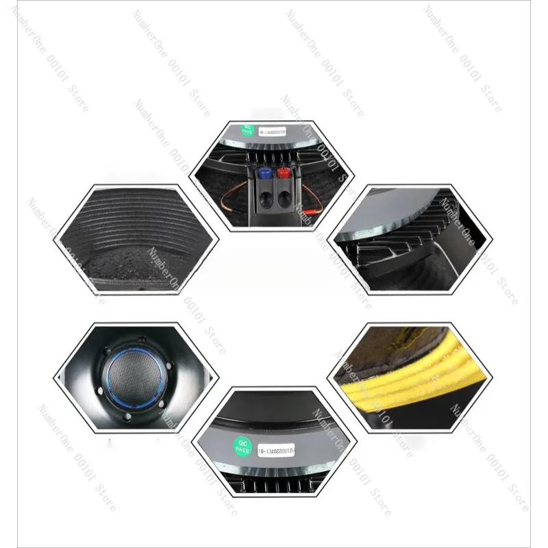 15/18 дюймовый сабвуфер динамик 190-220 Магнитный 75-Cores стальной импортный бумажный