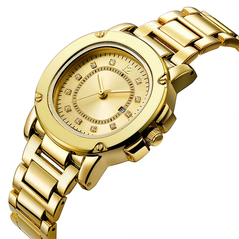 Женские большие Брендовые Часы ldaie для девушек простой браслет из сплава