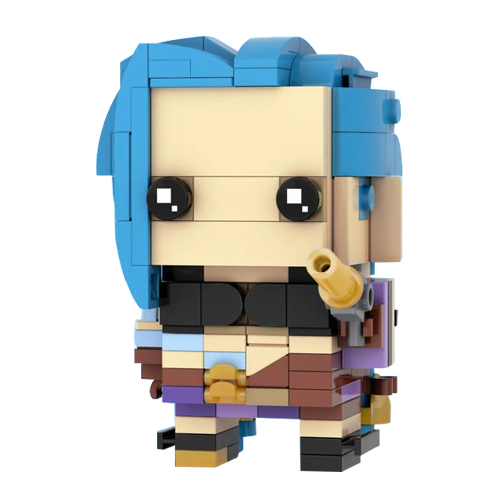 Аниме фигурка Jinkesi BrickheadZ мини-кукла кирпичная модель Moc Arcane Alliance игровые