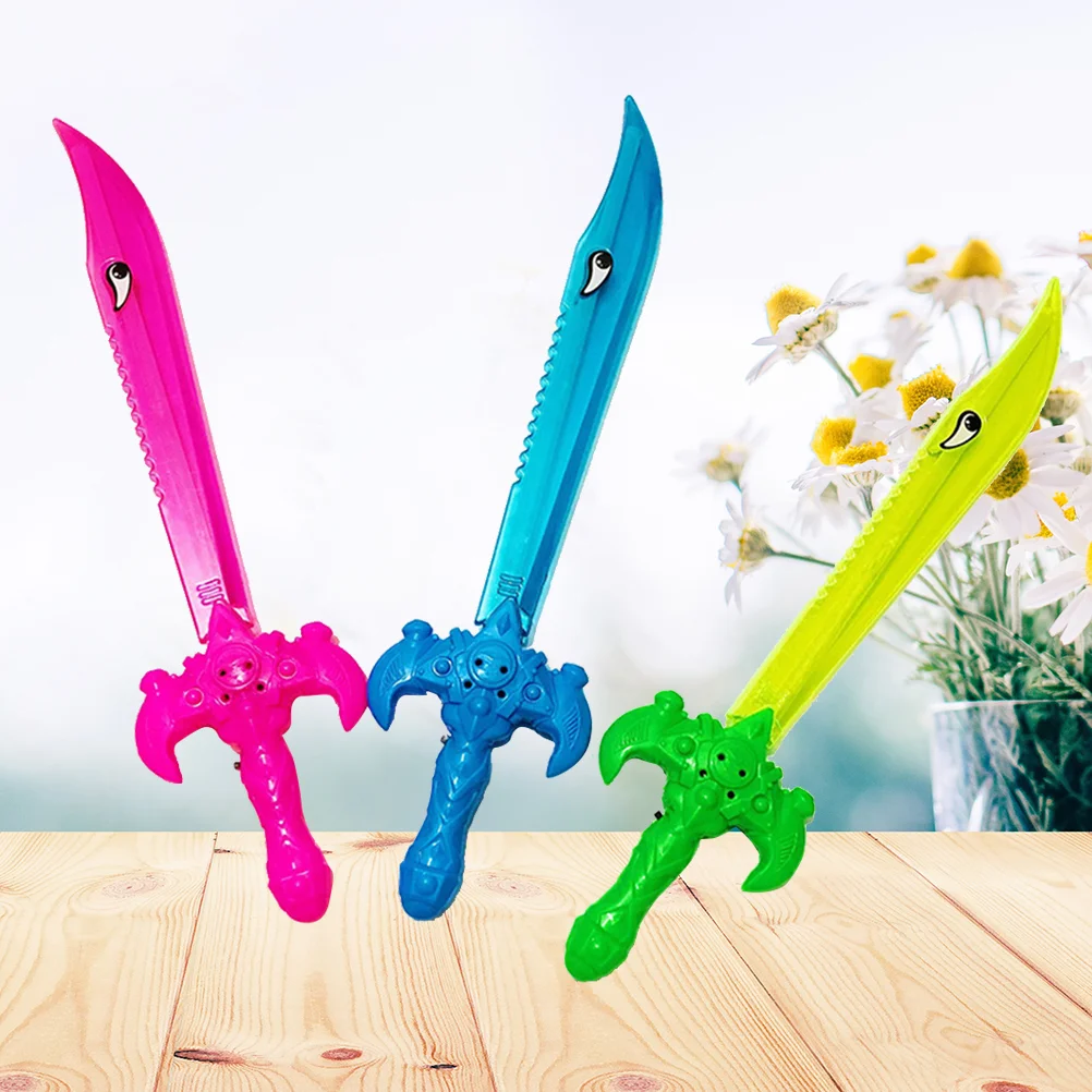

3 Pcs Toys Colorful Flashing Luminous Plastic Sound Toys Playthings for Teenagers Kids