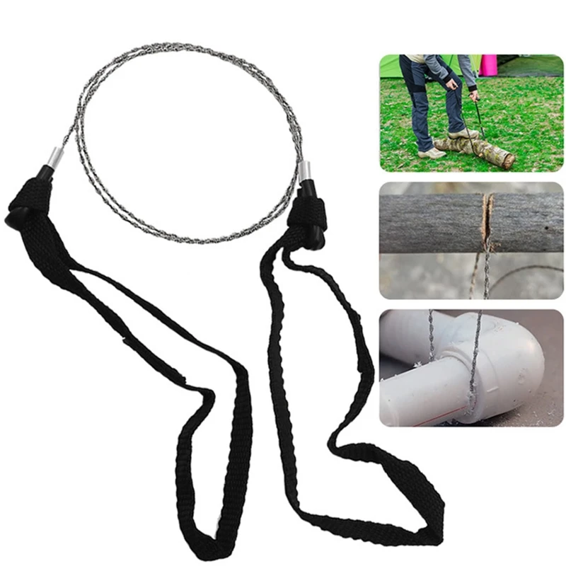 

Multifunctional PP Handle Wire Saw for Sharp Teeth Not Easy to Hurt Hands Manual Essential tool for Hiking Camping