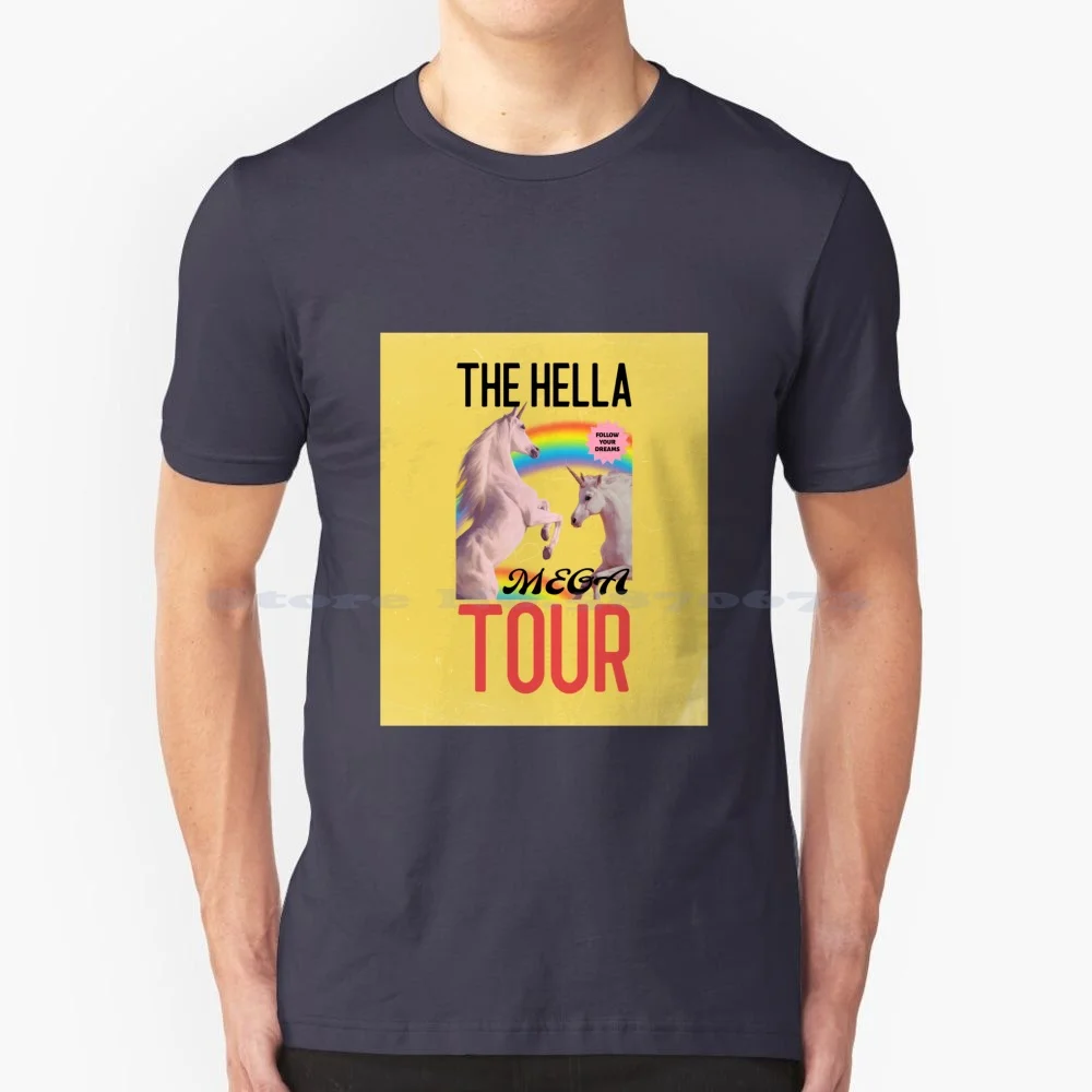 Футболка с принтом &quotHella Mega Tour 2021&quot 100% хлопок 2021 Tour&quot &quotMega Tokaug Fall Out&quot