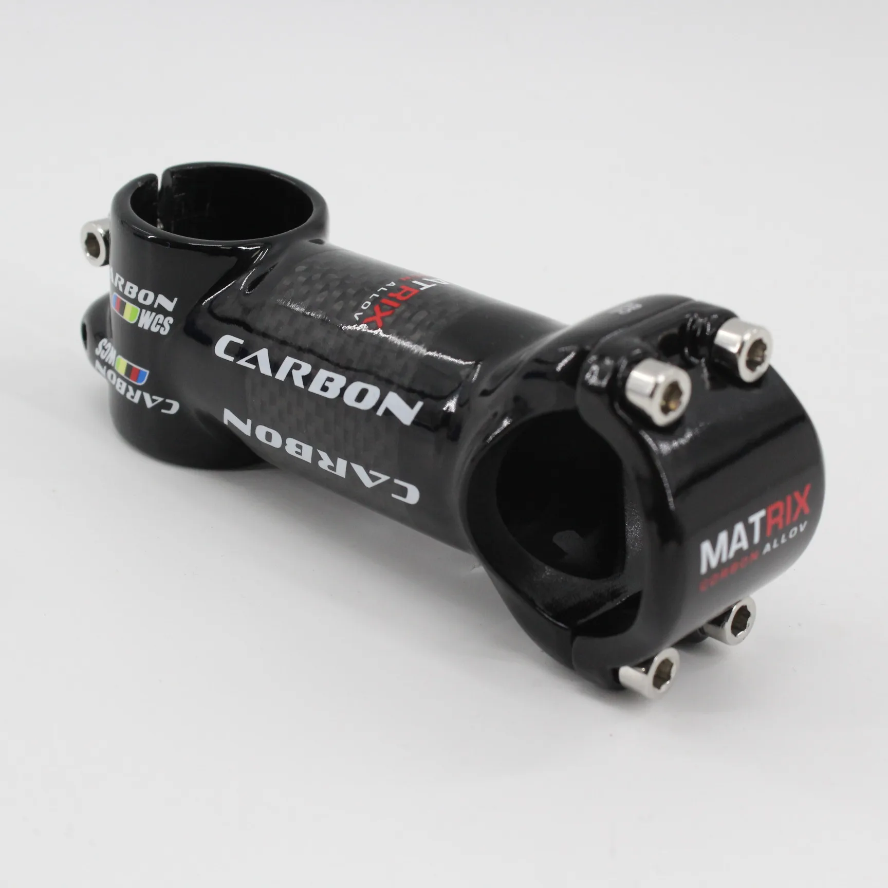 

New Mountain Road Bike Aluminium Alloy+3k Carbon Fibre Stem Carbon Bicycle Stem MTB Parts 31.8*70/80/90/100/110mm Free Shipping