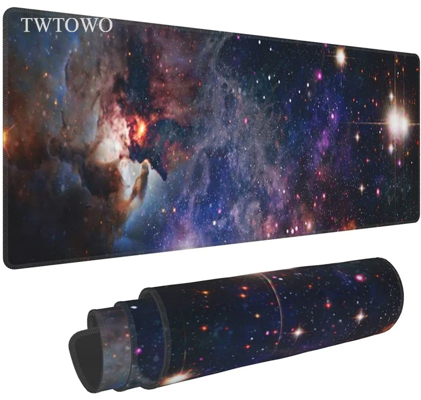 

Space Sky Mouse Pad Gamer XL New Computer Custom Home Mousepad XXL Desk Mats Soft Carpet Natural Rubber Laptop Table Mat