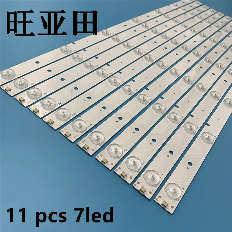

11PCS 7LEDs/ 6LEDs 610mm LED backlight strip for LED55EC280JD LED55K20JD LED55K220JD LED55EC290N SVH550AB1 55K23D9W REV0 131030