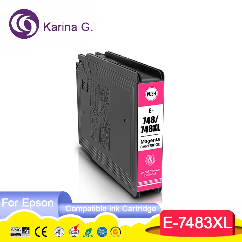 748 XL T748 T748XL 748XL T748XXL 748XXL Совместимый картридж для Epson WorkForce Pro WF-6090/WF-6530/WF-6590/WF-8090 8590