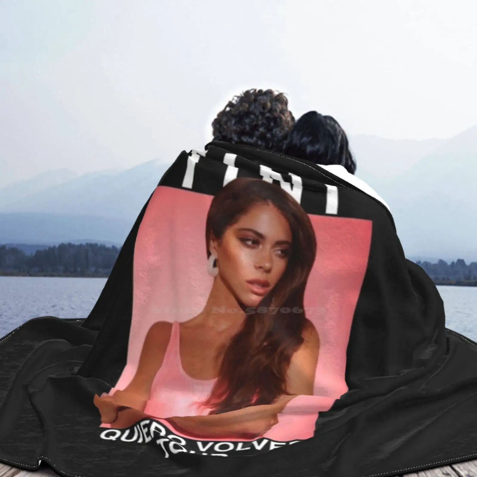 Tini-Quiero Volver Tour (белый) Низкая цена Новый принт Новинка Модное мягкое теплое одеяло