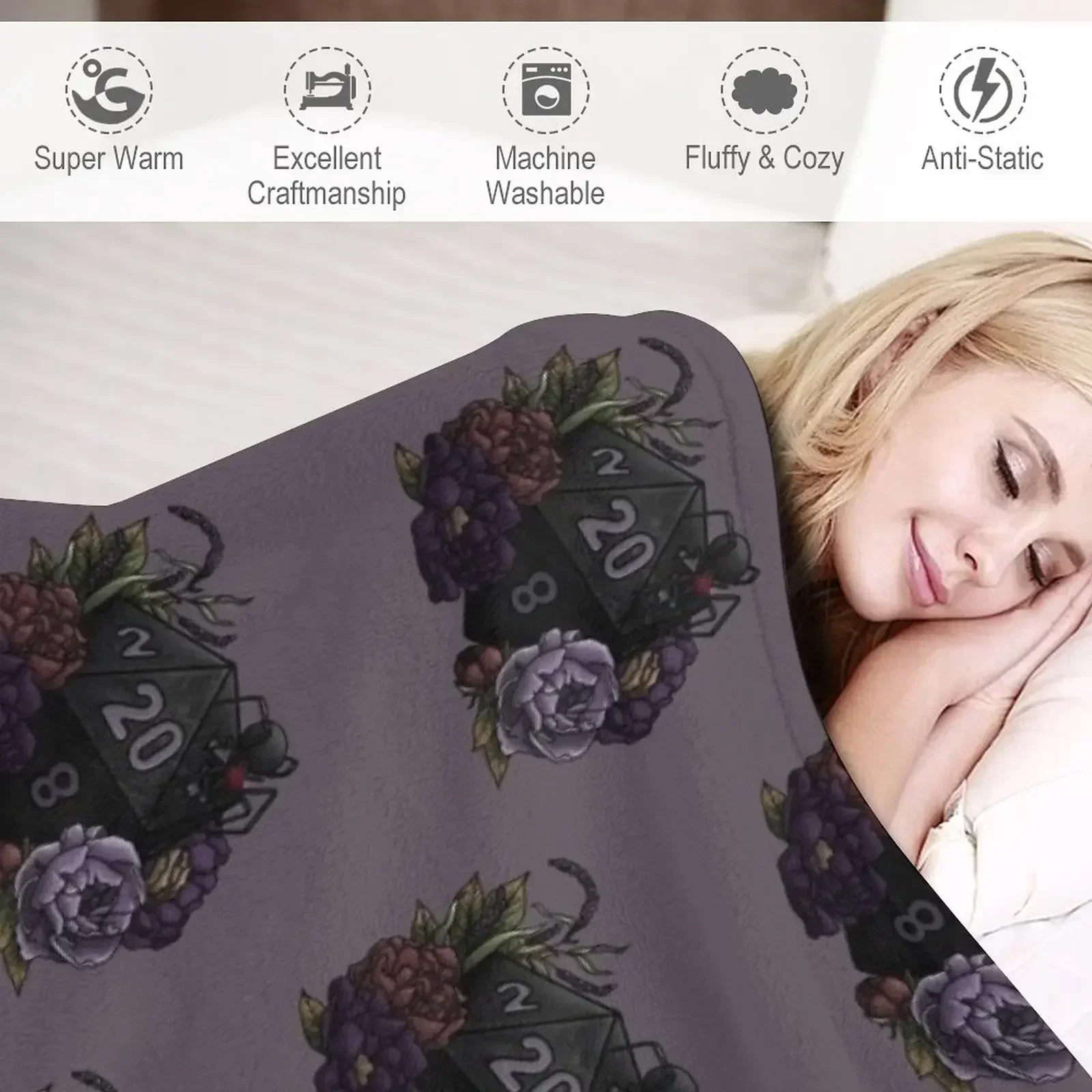 Фланелевое одеяло Drow D20