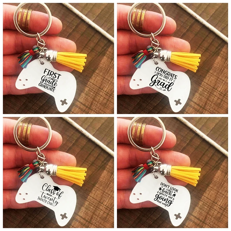 

Back To School Theme Keychains Customize Follow Your Dream Graduation Keychain,Friendship Keychains