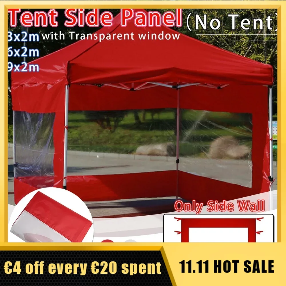 

Portable Translucent Tent Cloth Polyester Sunscreen Windproof Rainproof Outdoor Party Barbecue Camping Tent Outer Cloth