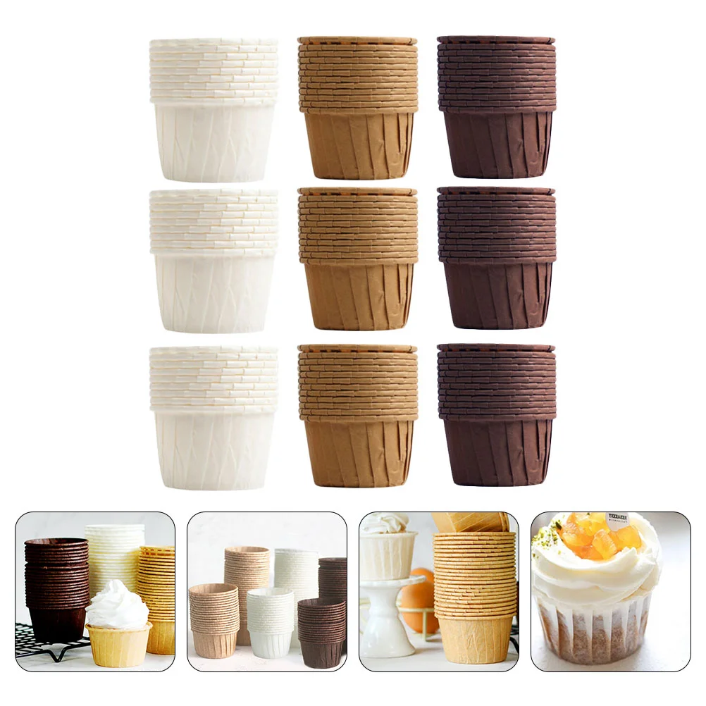 

150pcs Muffin Liners Non- Cupcake Paper Cups for Oven Cakes Liner