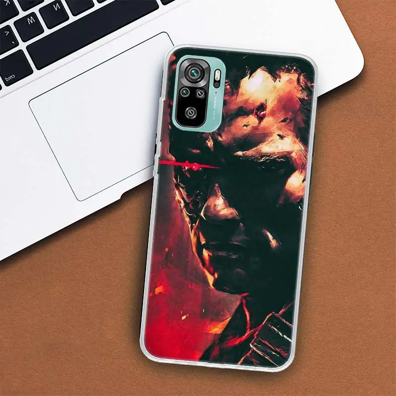 Чехол для телефона Арнольд Шварценеггер Терминатор Xiaomi Mi 14 Ultra 15 Pro 13 5G 12T 12X 11 10 12 Lite