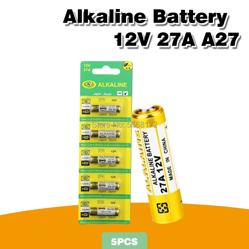 5 шт. новая сухая щелочная батарея 27 а 12 В A27 для дверного звонка Автомобильная сигнализация Пульт дистанционного управления G27A MN27 MS27 GP27A L828 V27GA ALK27A A27BP 5 шт. новая сухая щелочная батарея 27 а 12 В A27 для дверного звонка Автомобильная сигнализация Пульт дистанционного управления G27A MN27 MS27 GP27A L828 V27GA ALK27A A27BP