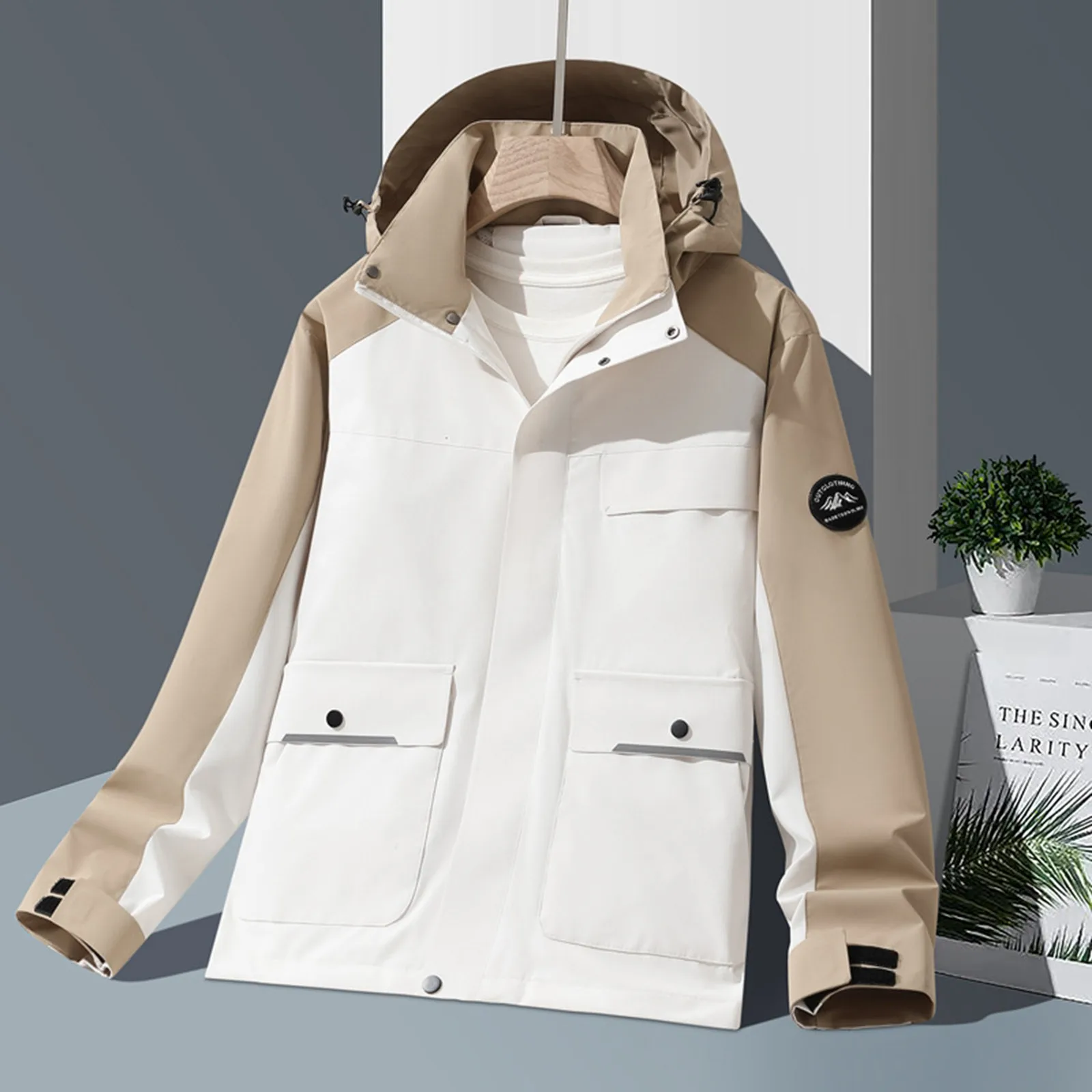 Мужская ветрозащитная Повседневная куртка для спорта на открытом воздухе