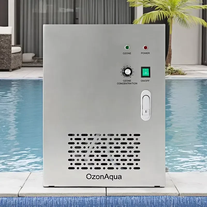 Фото WSQ Flygoo Ozonaqua Air Feed: Озонатор-очиститель воды со встроенным воздушным насосом, 10 г, для бассейнов №2