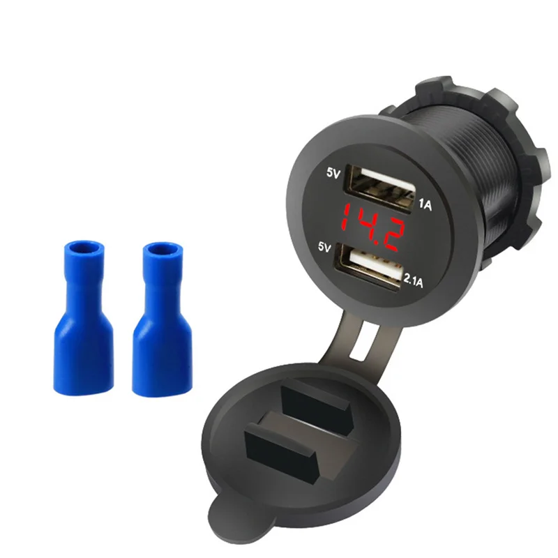 Автомобильное зарядное устройство с двумя USB-разъемами |