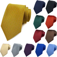 fashion mens ties silk luxury neck tie 8cm cravate geometric plaidschecks tie business wedding party neck tie gifts for men