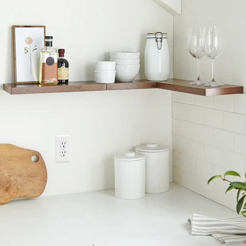 1 шт. современные плавающие полки толщиной 0 98 дюйма для стен широкие из сосновой