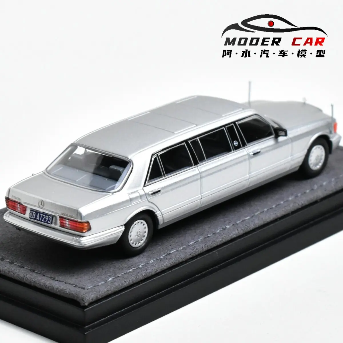 Фото Коллекция MZS 1:64 560SEL W126 Trasco 1000SEL Модель автомобиля из литого металла №1