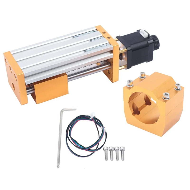 

CNC 3018Plus Metal CNC Z Axis Stroke, 85Mm Stepping Motor Z Axis Sliding Table For CNC Machine 300W 500W 800W Spindle
