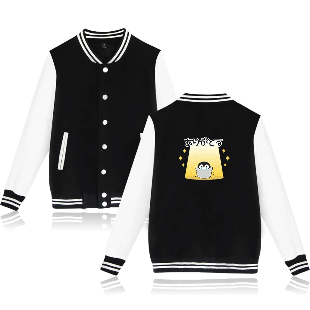 

penguin Print Baseball sweatshirt Hot Sale Baseball Jacket Men/Women Clothes 3