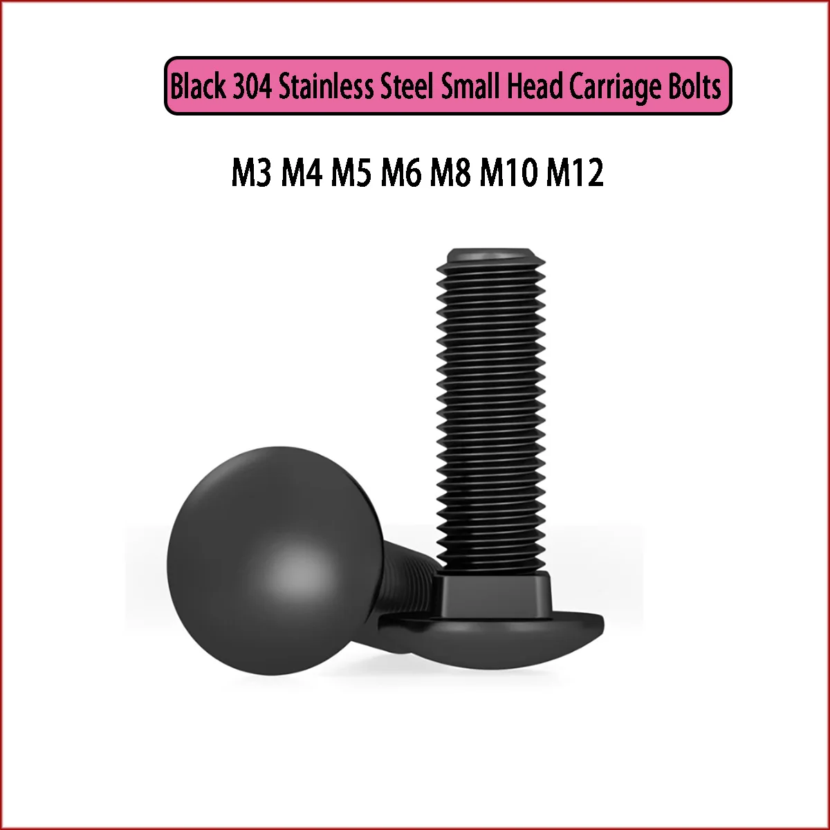 

Болты нержавеющая сталь 304 черный M3-M12