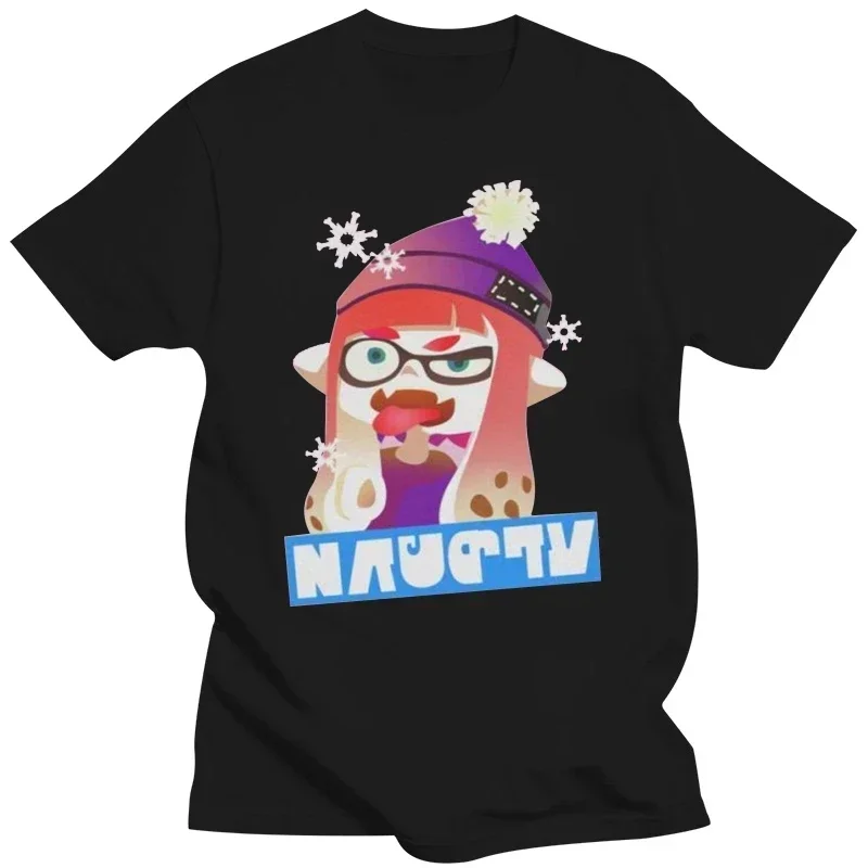 Футболка мужская классическая милая рубашка с принтом Блюз и брызг модная