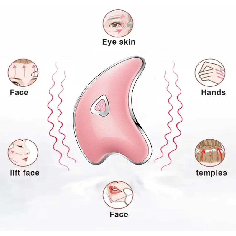 Домашняя косметика лифтинг для лица микротоковый массаж нагрев электрическое