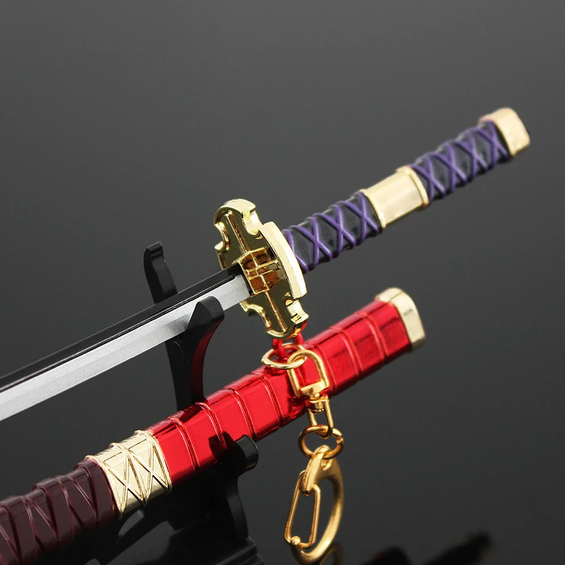 Цельный брелок для ключей Roronoa Zoro Yamato Ame No Habakiri осенний водный катана