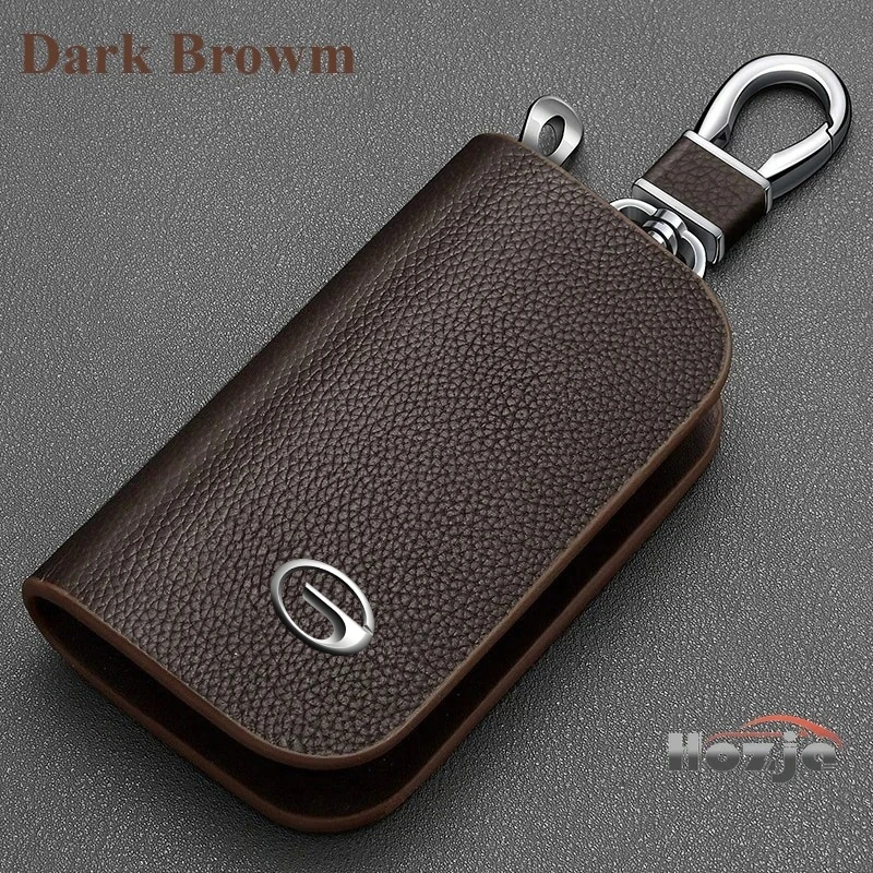 

Кожаный чехол-ключница на молнии для GAC GS8, GA8, GS4, GS3, S7, EMZOOM, GA3S, защитный чехол для пульта дистанционного управления, подарок 2025 2026