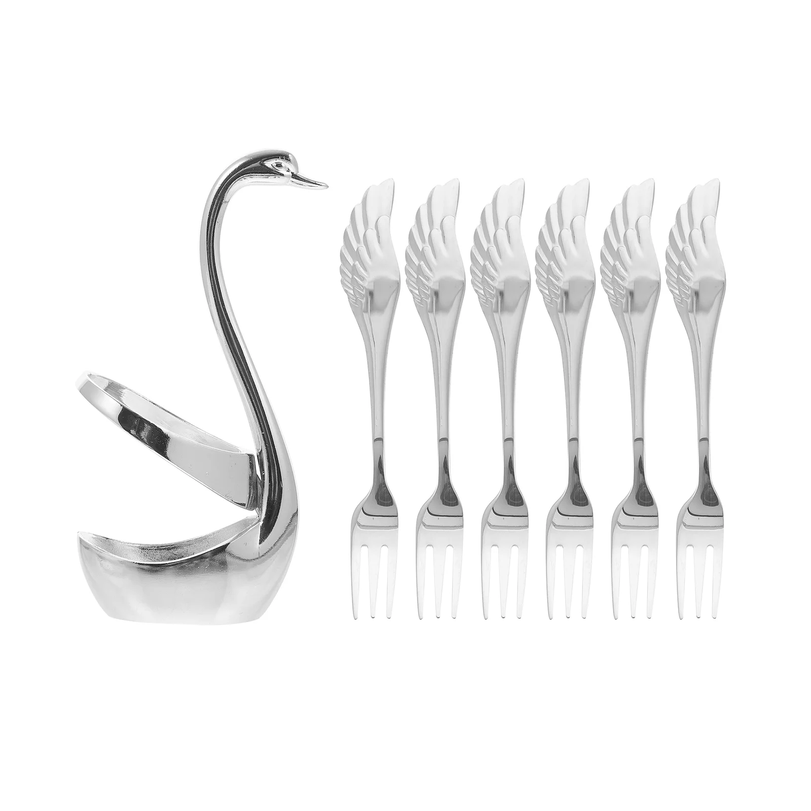 

Forks Fork Dessert Dinner Fruit Spoon Coffee Beef Swan Steel Stainless Appetizer Flatware Steak Bbq Barbecue Appetizers Picks