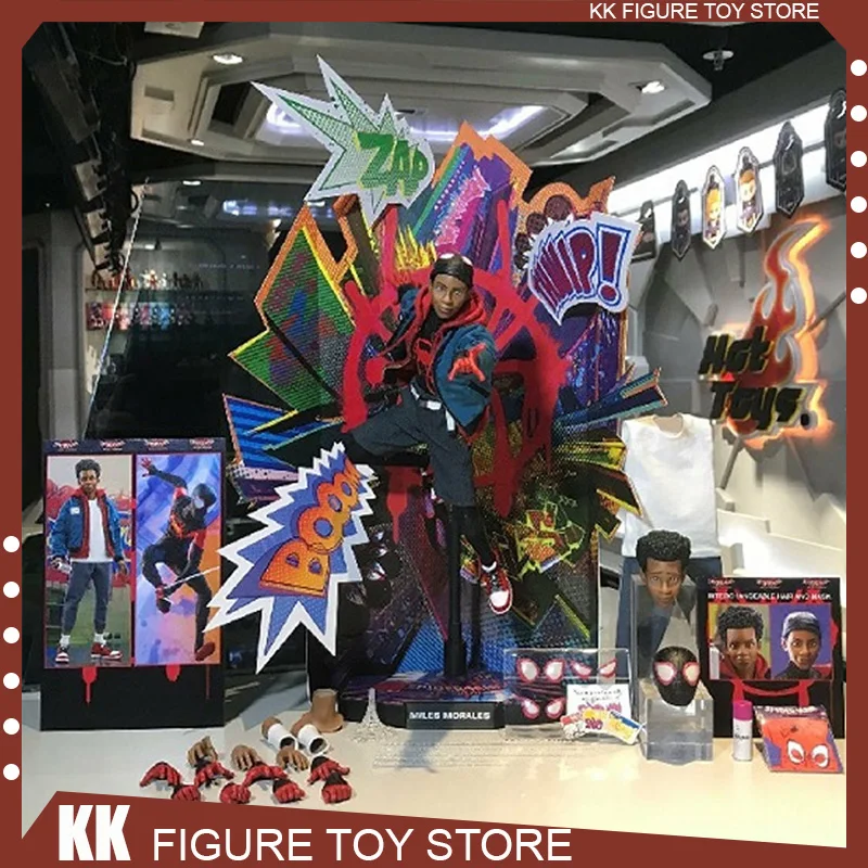 

Фигурки героев аниме Hottoys HT 1/6 MMS567 Майлс Моралес Фигурки Человека-паука куклы-паука коллекционные модели игрушки подарки