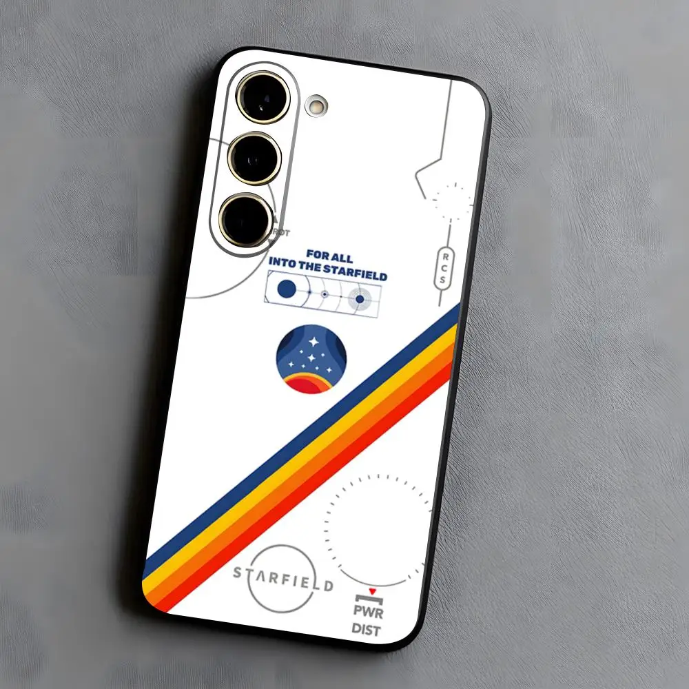 Фото Чехол для игрового телефона S-StarfieldS для Samsung A57 A37 A17 A56 A36 A26 A16 A25 A35 A55 A34 A24 A54, черный, мягкий корпус №3