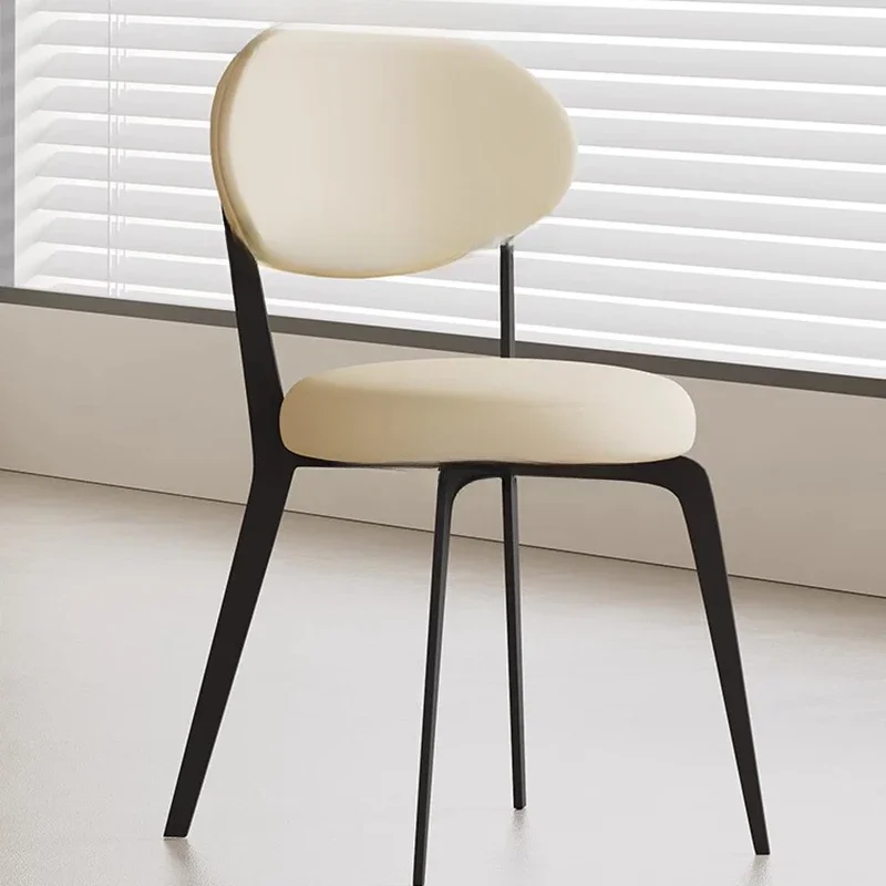 Современный акцент обеденный стол стул роскошные низкие продвинутые стулья