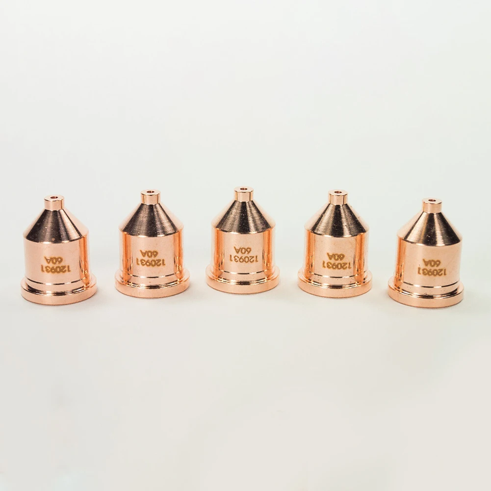 

5Pcs 120931 WSP-00005 Plasma Torch Nozzle Consumable 60A Tip Nozzles Welding Accessory For 1250 1000 1650 RT60 RT80 Torch