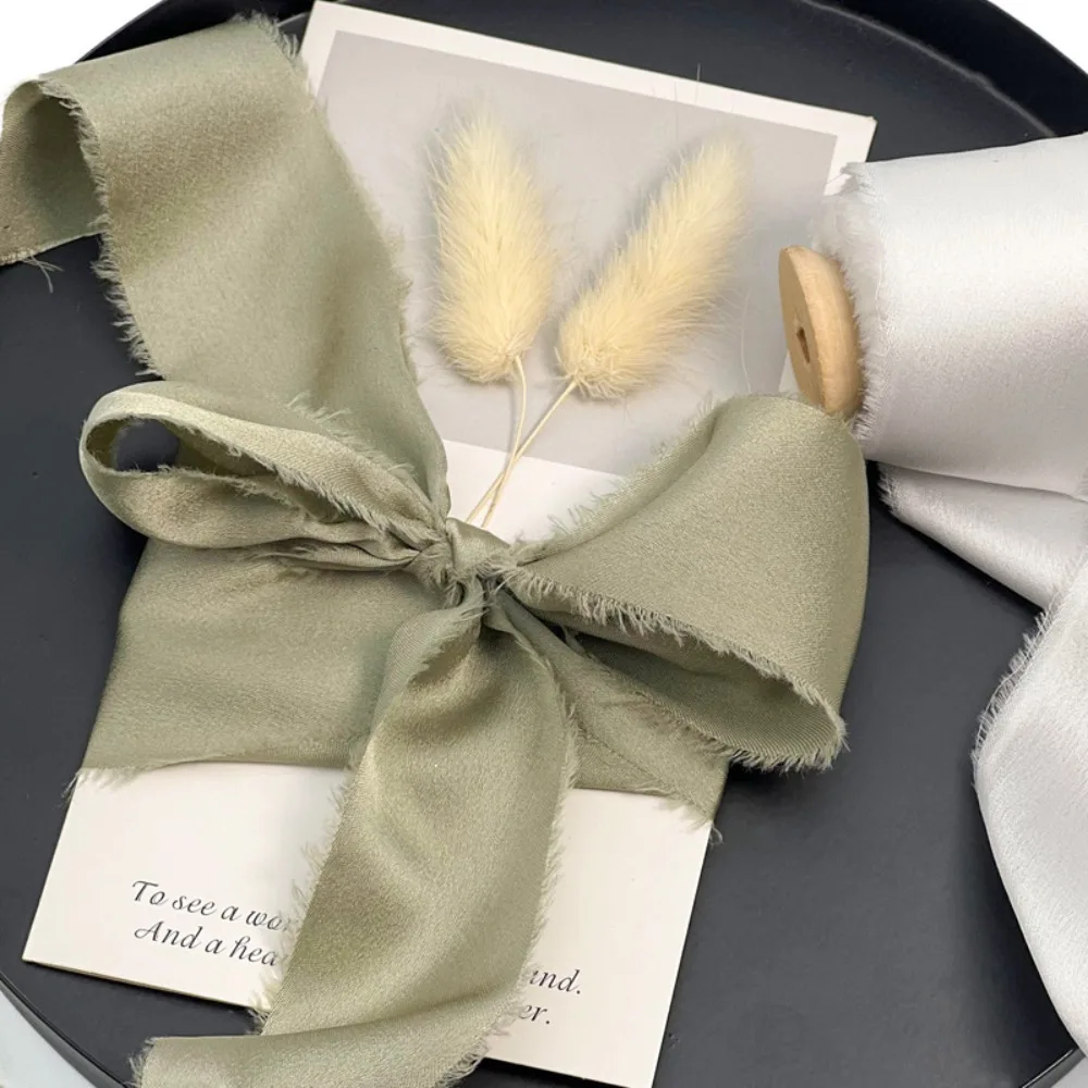 Зеленая атласная лента Shuckhoya 1 5 дюйма x 15 ярдов для подарков свадебных приглашений