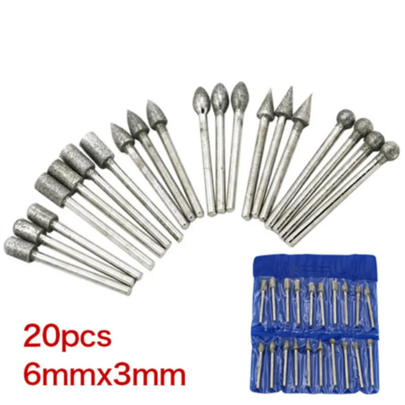 

Цилиндрическая заточка для бензопилы с алмазным покрытием, 20 шт.