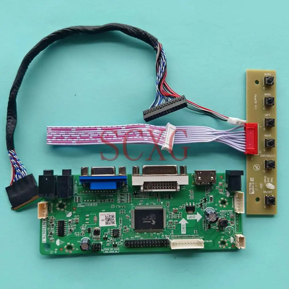 

Комплект для самостоятельной сборки, подходит для панели ноутбука N173HGE-L21 1920*1080 LVDS, 40-контактный разъем HDMI-совместимый с DVI VGA 60 Гц 17,3 ", плата к...