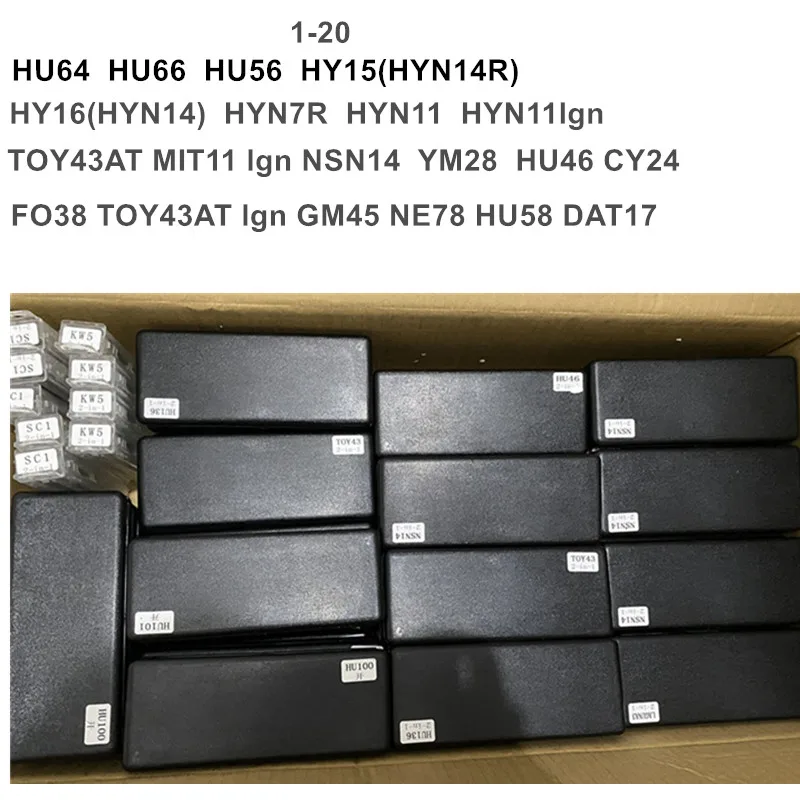 

Lishi tool HU64 HU66 HU56 HY15 HY16 HYN7R HYN11 lgn TOY43AT MIT11lgn NSN14 YM28 HU46 CY24 FO38 TOY43ATlgn GM45 NE78 HU58 DAT17