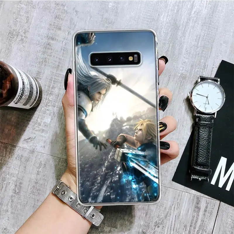 Фото Чехол для телефона Final Fantasy VII для Samsung Galaxy S26 S25 Edge S24 S23 FE S22 Ultra S21 Plus S20 + Fundas Cover Coque Galaxy S25 S №4